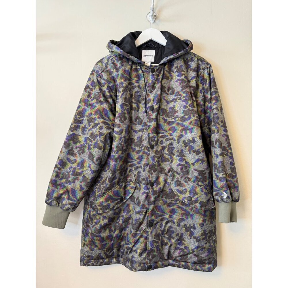 Converse Holographic Camouflage Hooded Jacket Medium